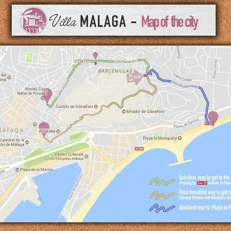 Oda ve Kahvaltı Villa Malaga Málaga